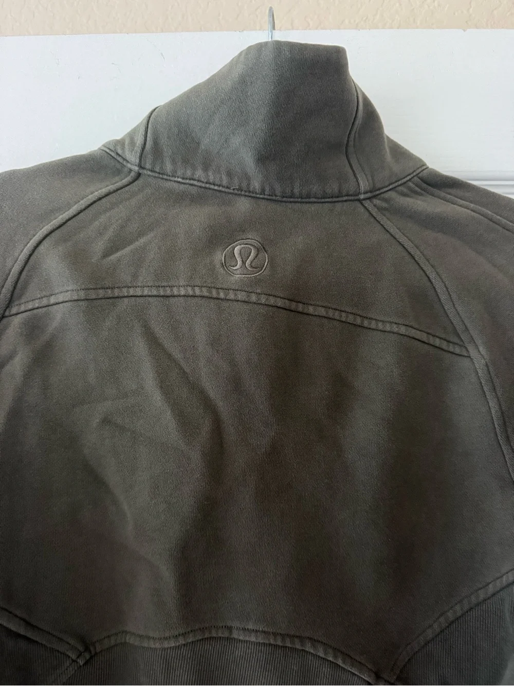 Green Lululemon Half-Zip Scuba